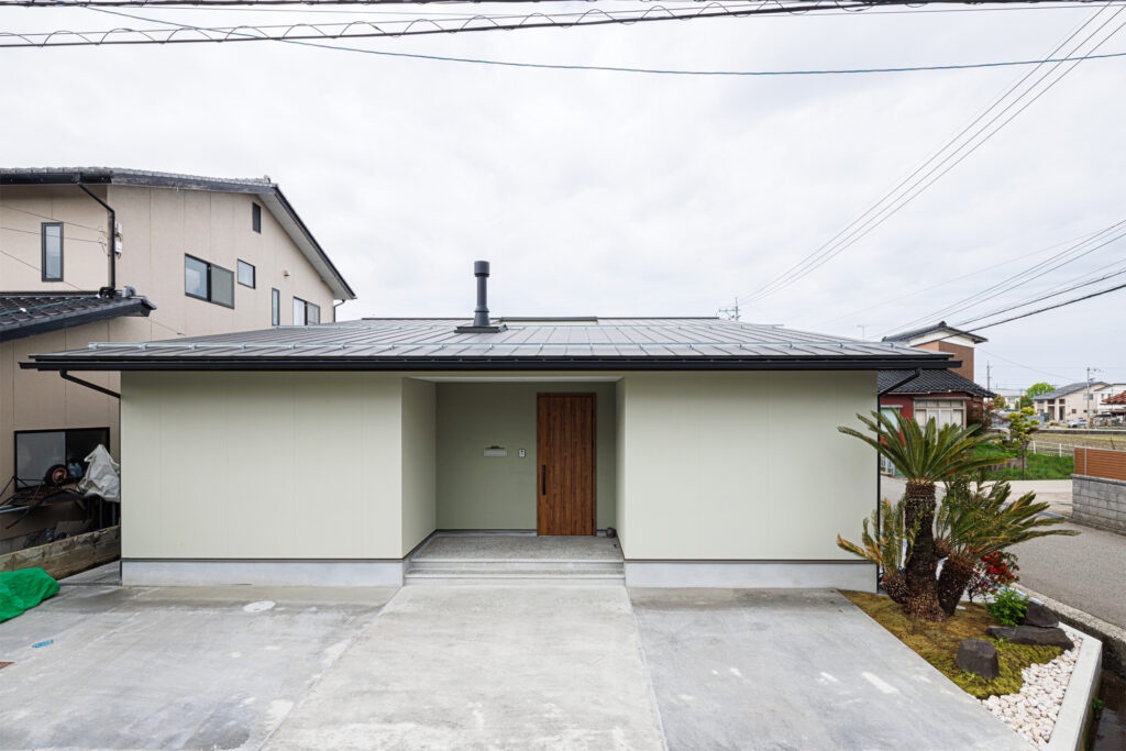 「中庭と土間のある平屋」のおうち